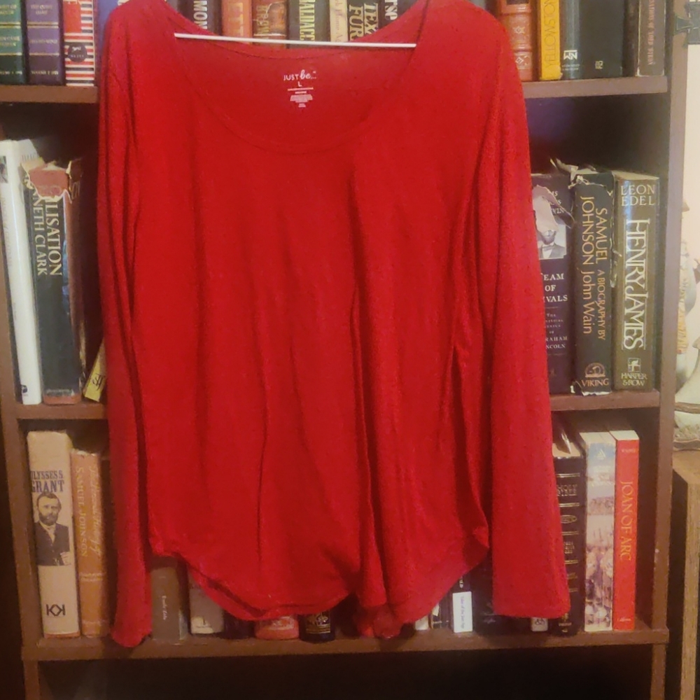 Red large shirt NWOT